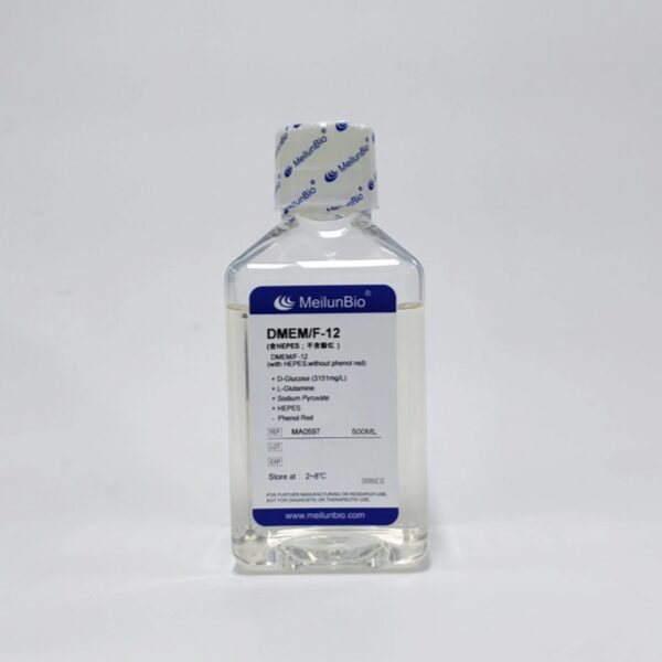 DMEM/F-12（含HEPES；不含酚红）