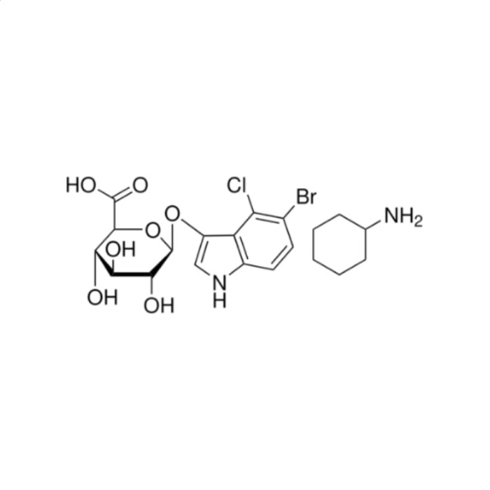 5-溴-4-氯-3-吲哚基-beta-D-葡糖苷酸环己胺盐(X-GLUC)