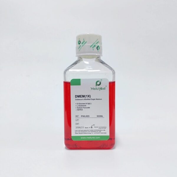 DMEM高糖培养基(含L-谷氨酰胺，丙酮酸钠110mg/L;不含HEPES,双抗)