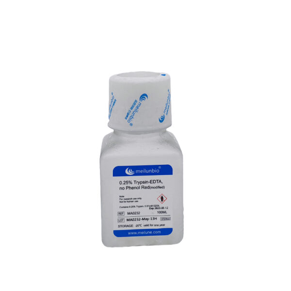 0.25%胰酶消化液含EDTA,无PhenolRed(改良型meilunbio)